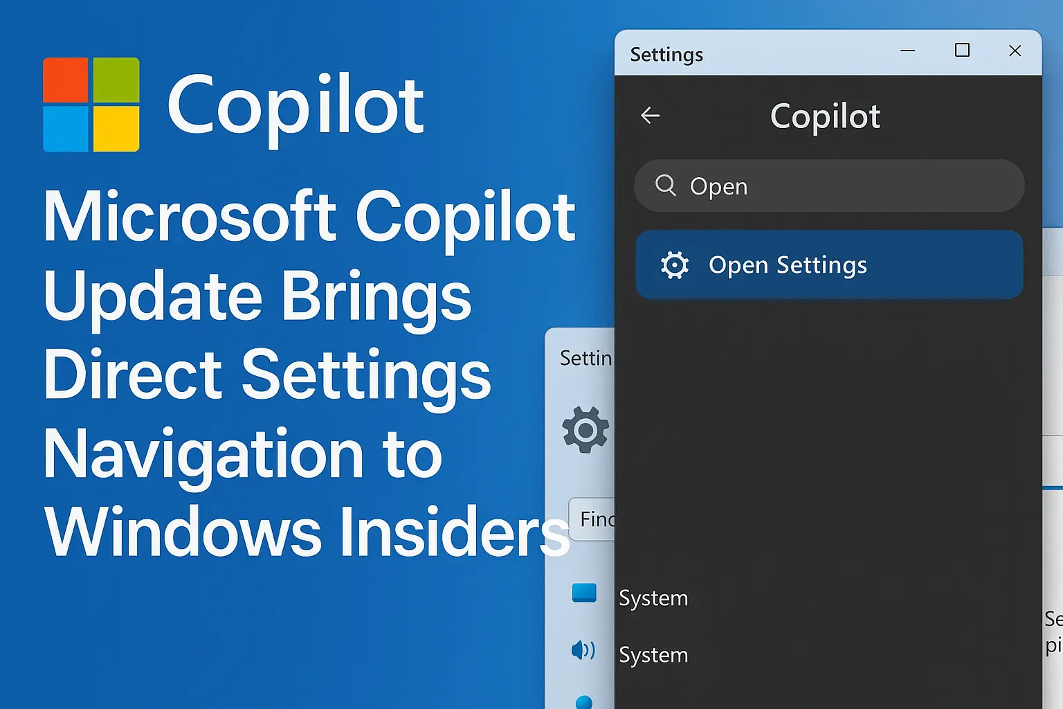 Microsoft Copilot Update Brings Direct Settings Navigation to Windows